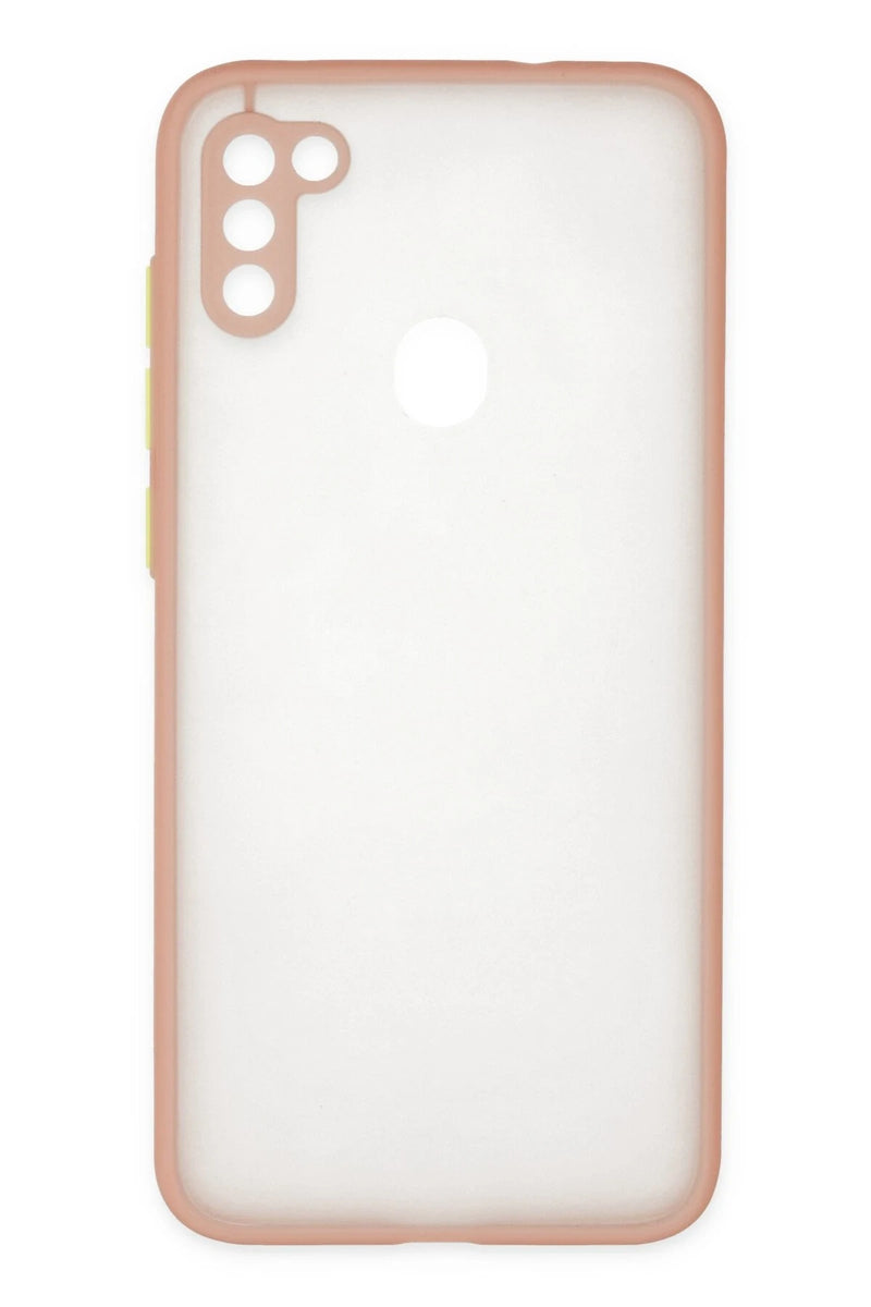Newface Samsung Galaxy A11 Kılıf Montreal Silikon Kapak - Pembe