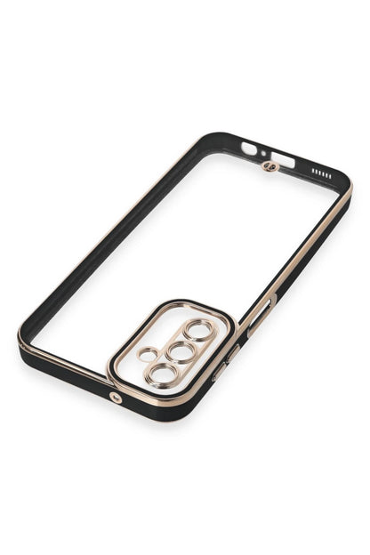 Newface Samsung Galaxy A14 4G Kılıf Liva Lens Silikon - Siyah