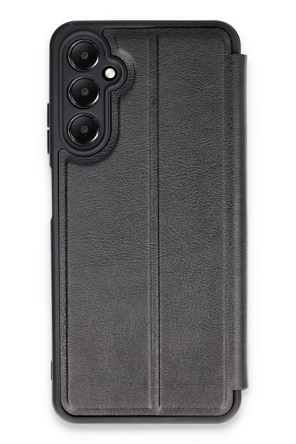 Newface Samsung Galaxy A15 4G Kılıf Flip Cover - Siyah