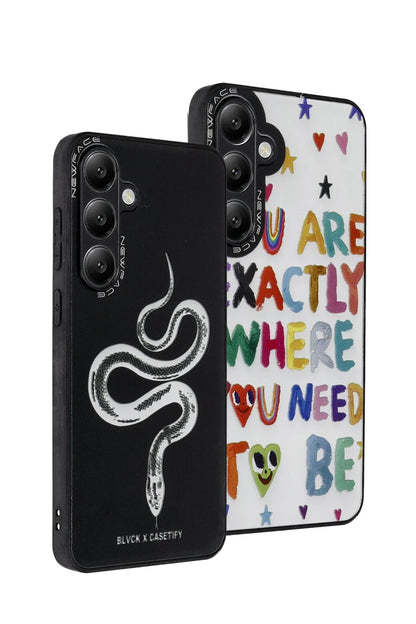 Newface Samsung Galaxy A15 4G Kılıf Mirror Desenli Kapak - Mirror - 2