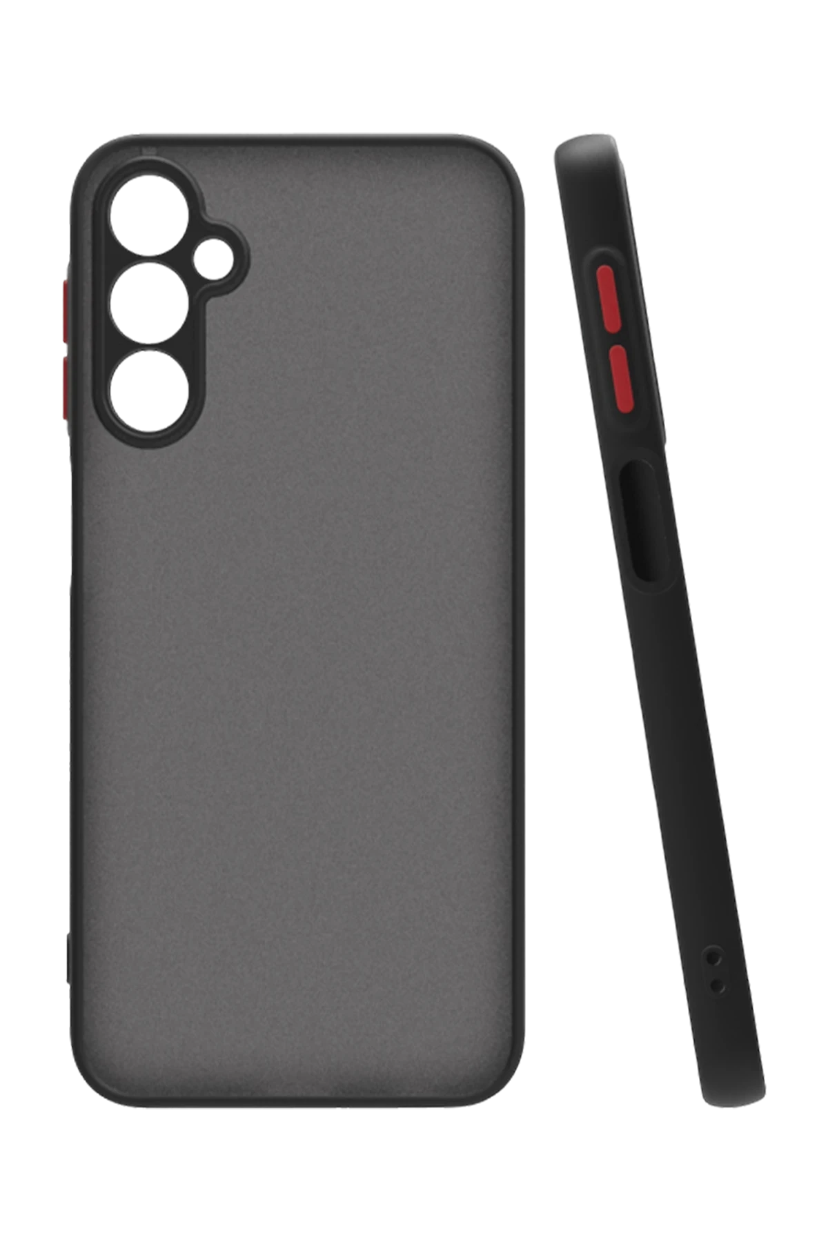 Newface Samsung Galaxy A15 4G Kılıf Montreal Silikon Kapak - Siyah