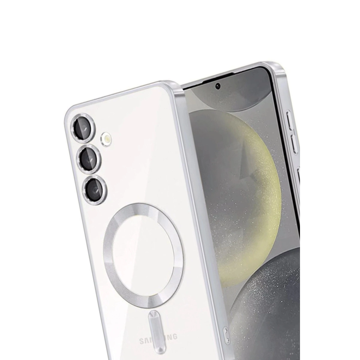 Samsung Galaxy A15 4g Kross Magneticsafe Kapak - Gümüş