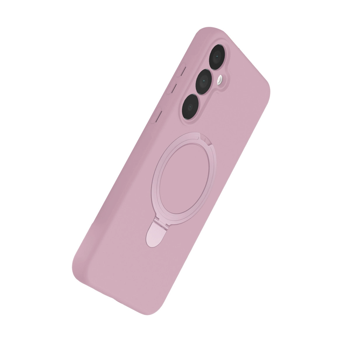 Samsung Galaxy A15 4g Regal Magsafe Standlı Kapak - Açık Pembe