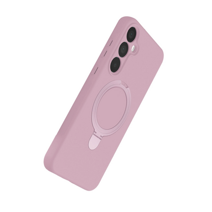 Samsung Galaxy A15 4g Regal Magsafe Standlı Kapak - Açık Pembe