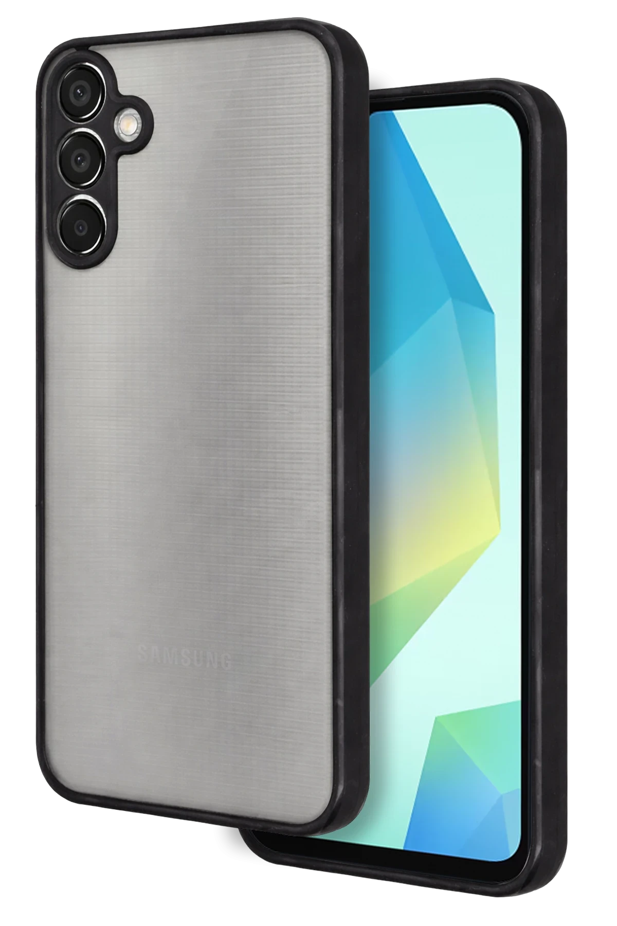 Newface Samsung Galaxy A16 5G Kılıf Montreal Silikon Kapak - Siyah
