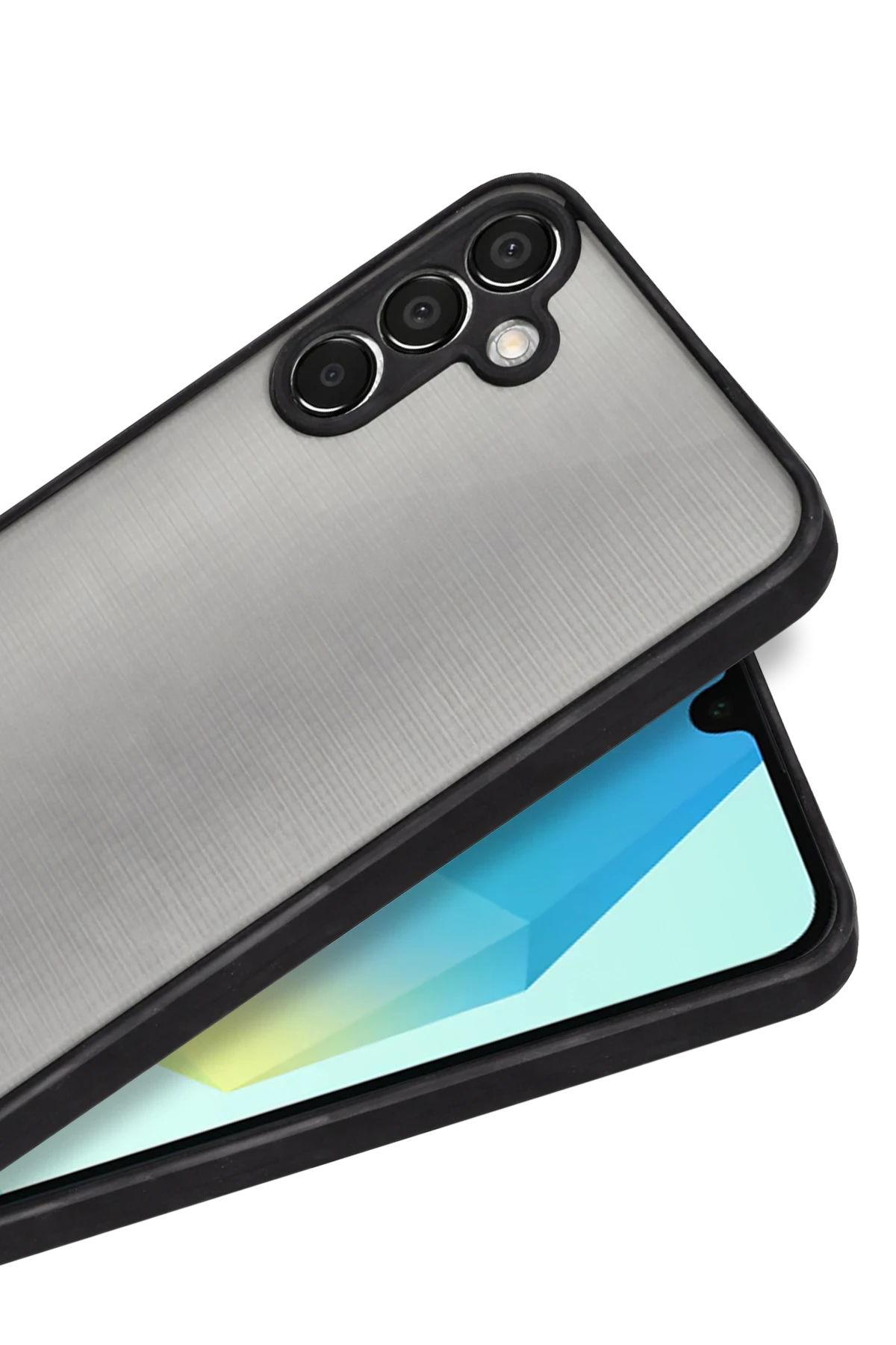 Newface Samsung Galaxy A16 5G Kılıf Montreal Silikon Kapak - Siyah