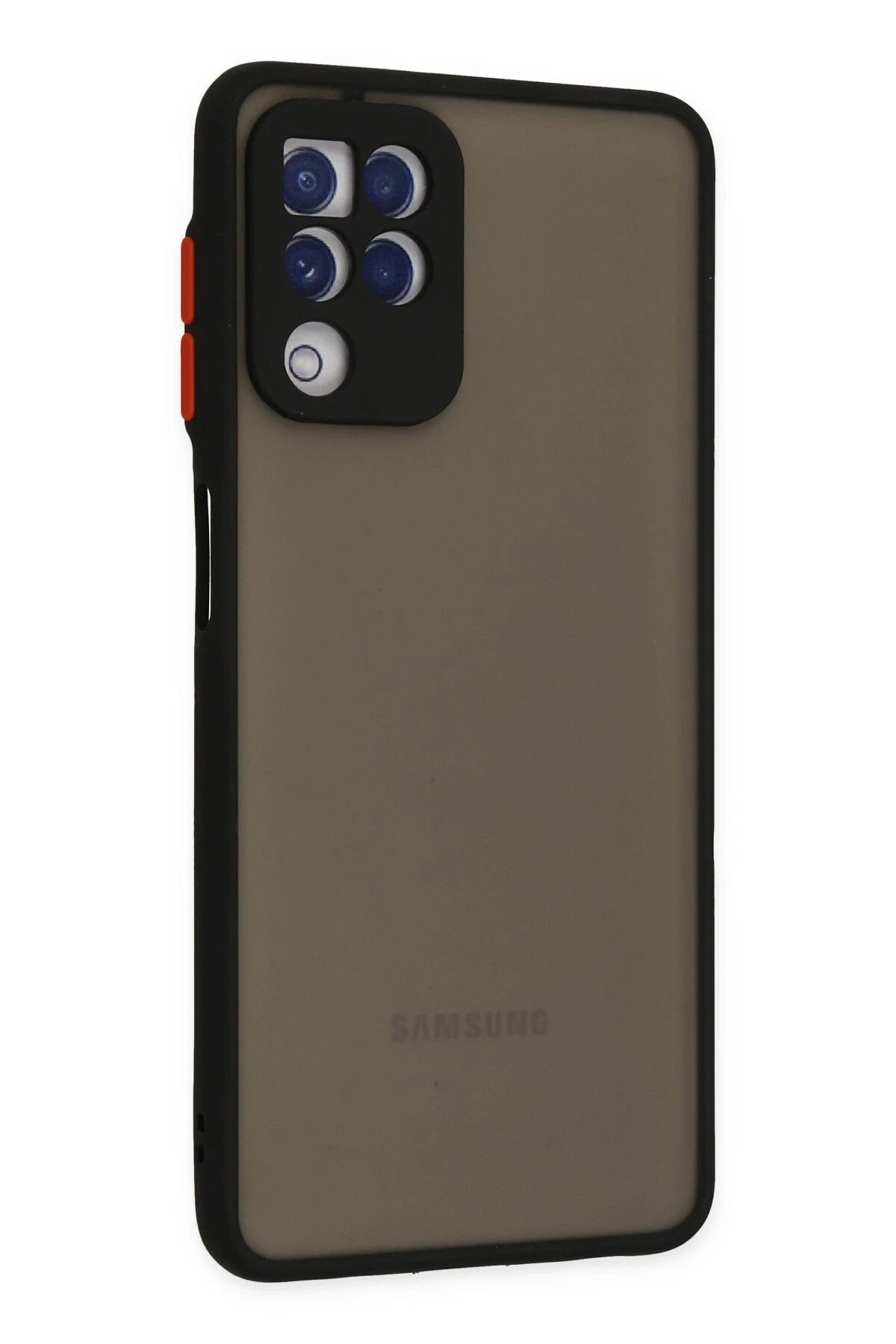 Newface Samsung Galaxy A22 Kılıf Montreal Silikon Kapak - Siyah