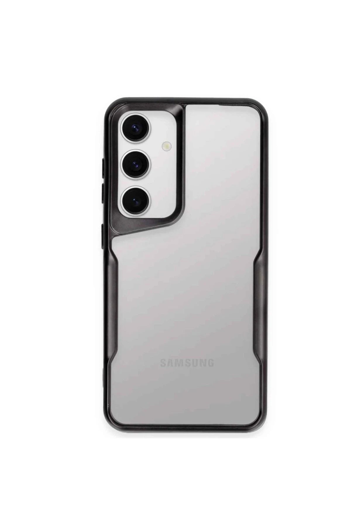 Newface Samsung Galaxy A24 4G Kılıf Boyi Silikon Kapak - Siyah
