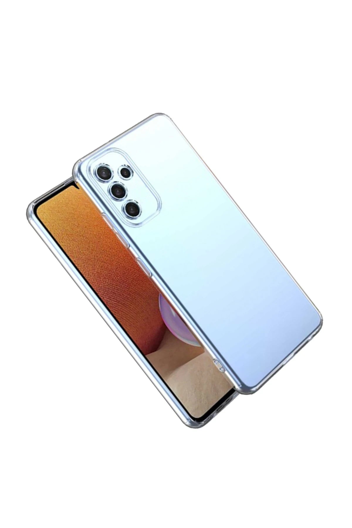 Newface Samsung Galaxy A24 4G Kılıf Lüx Şeffaf Silikon