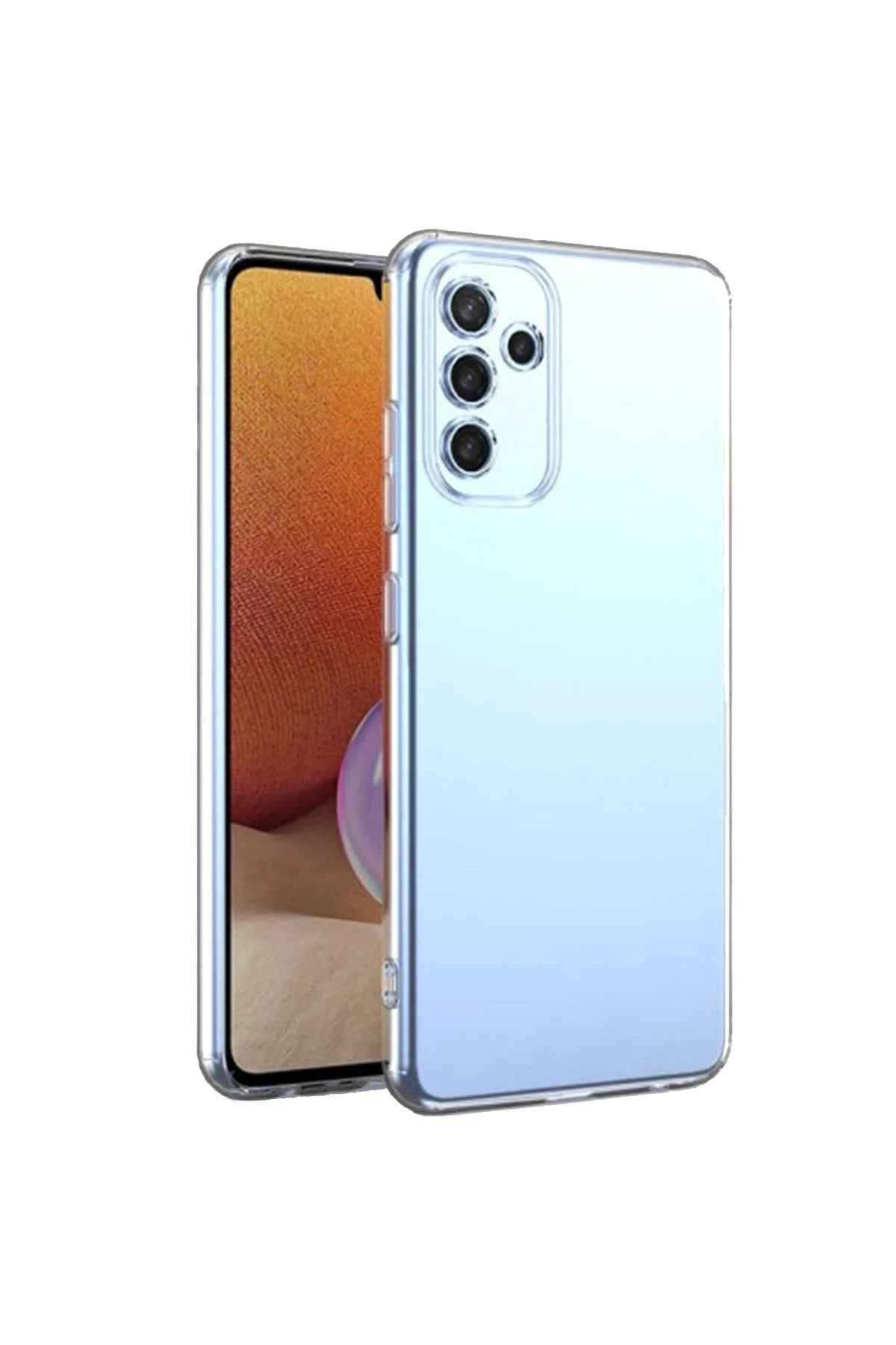 Newface Samsung Galaxy A24 4G Kılıf Lüx Şeffaf Silikon