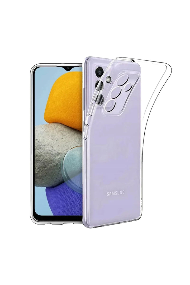 Newface Samsung Galaxy A24 4G Kılıf Lüx Şeffaf Silikon