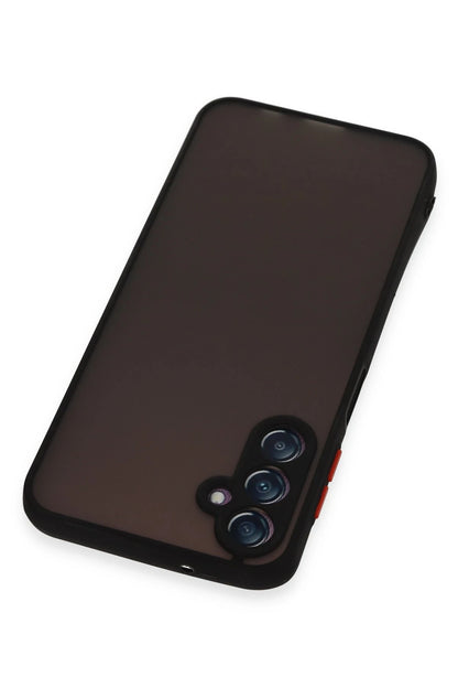 Newface Samsung Galaxy A24 4G Kılıf Montreal Silikon Kapak - Siyah