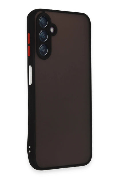 Newface Samsung Galaxy A24 4G Kılıf Montreal Silikon Kapak - Siyah