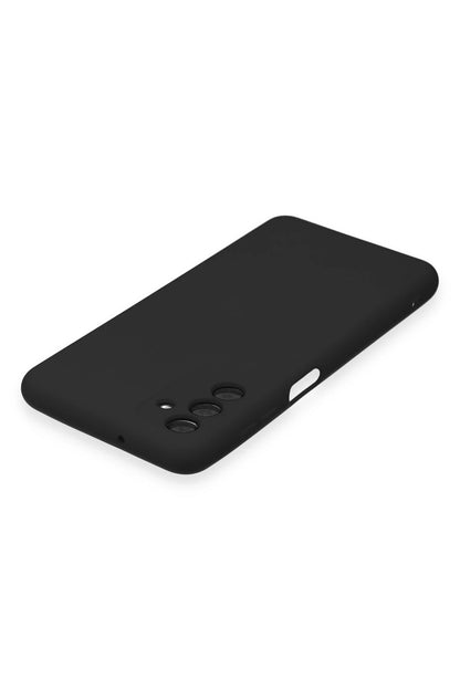 Newface Samsung Galaxy A24 4G Kılıf Nano içi Kadife Silikon - Siyah