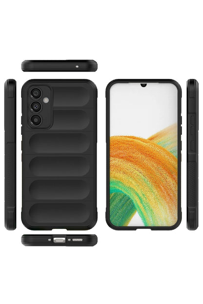 Newface Samsung Galaxy A25 5G Kılıf Optimum Silikon - Siyah