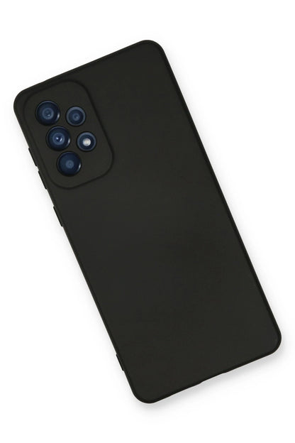 Newface Samsung Galaxy A33 5G Kılıf Nano içi Kadife Silikon - Siyah