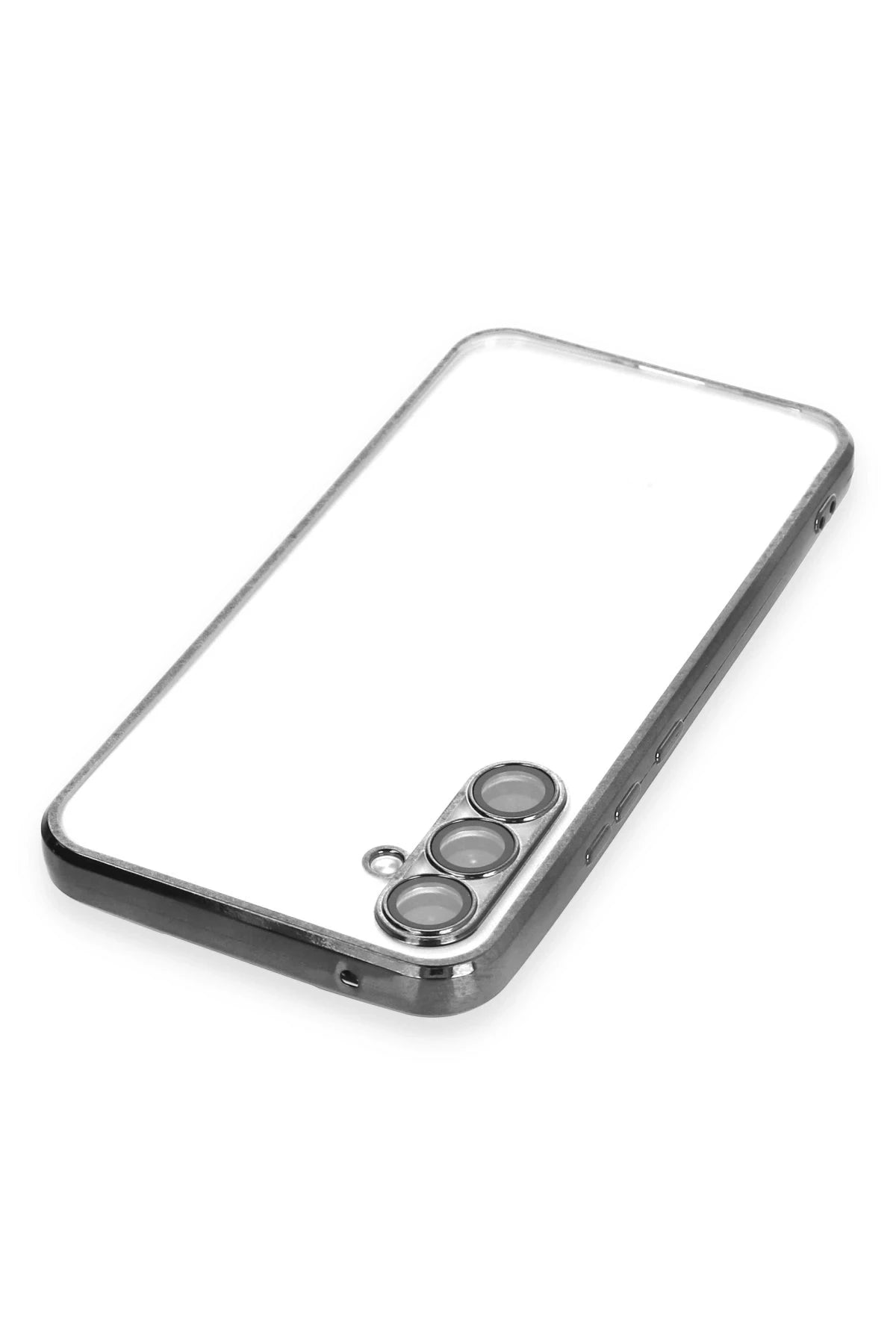 Newface Samsung Galaxy A34 5G Kılıf Razer Lensli Silikon - Siyah