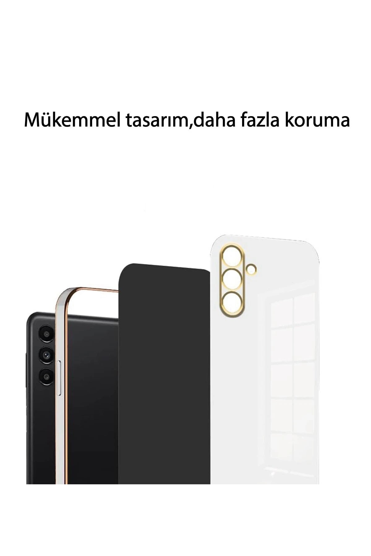 Newface Samsung Galaxy A35 5G Kılıf Volet Silikon - Siyah