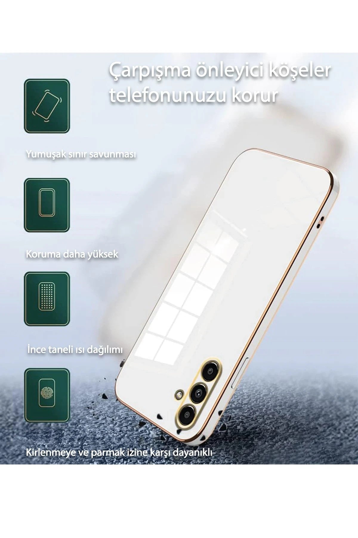 Newface Samsung Galaxy A35 5G Kılıf Volet Silikon - Siyah