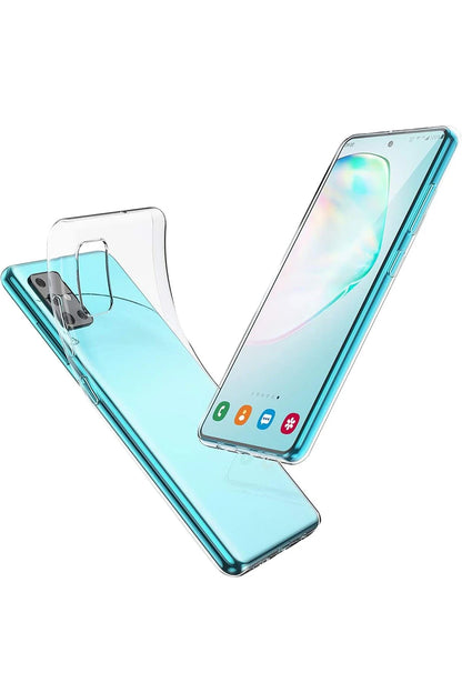 Newface Samsung Galaxy A51 Kılıf Lüx Şeffaf Silikon
