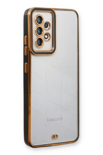 Newface Samsung Galaxy A53 5G Kılıf Liva Lens Silikon - Siyah