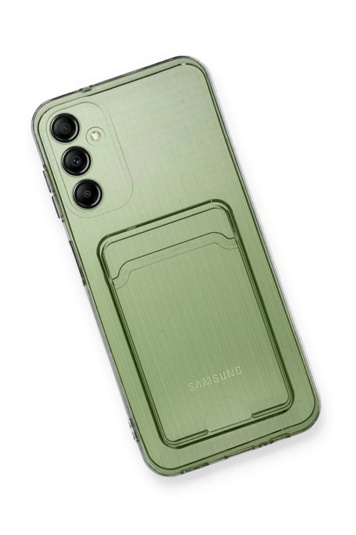Newface Samsung Galaxy A54 5G Kılıf Kart Şeffaf Silikon - Şeffaf