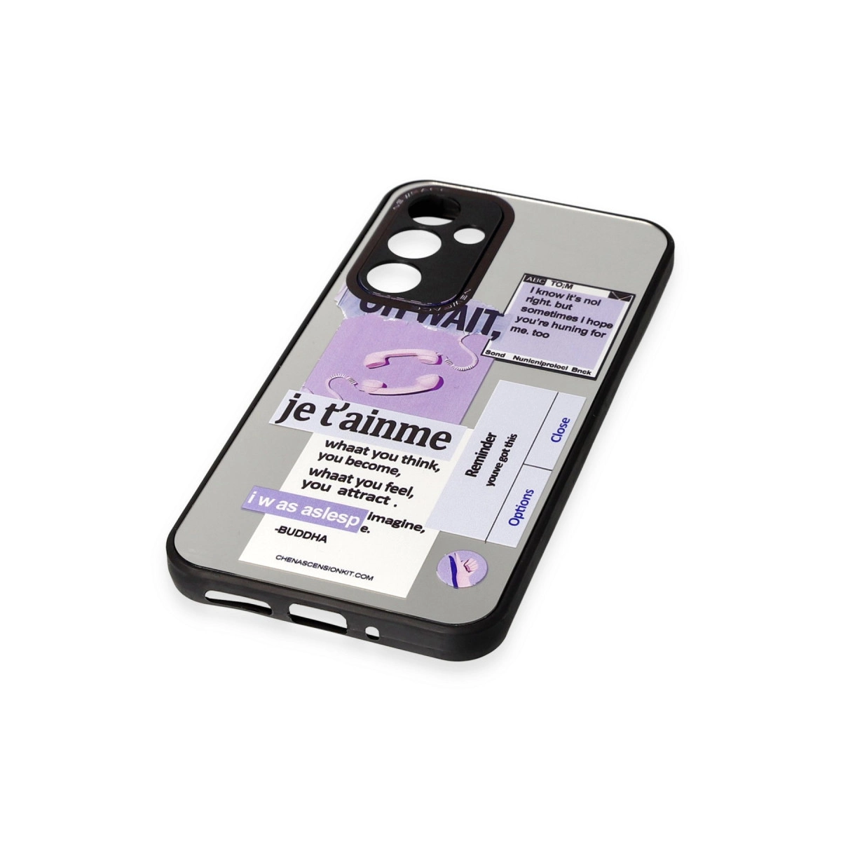 Newface Samsung Galaxy A54 5g Kılıf Mirror Desenli Kapak - Mirror - 4