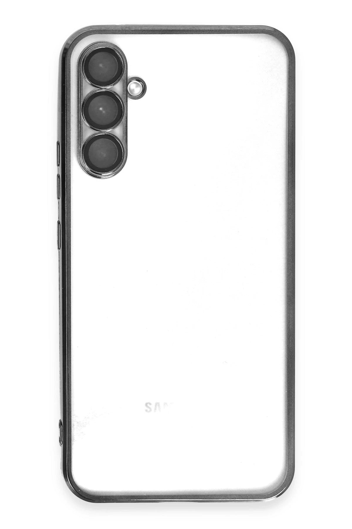 Newface Samsung Galaxy A54 5G Kılıf Razer Lensli Silikon - Siyah
