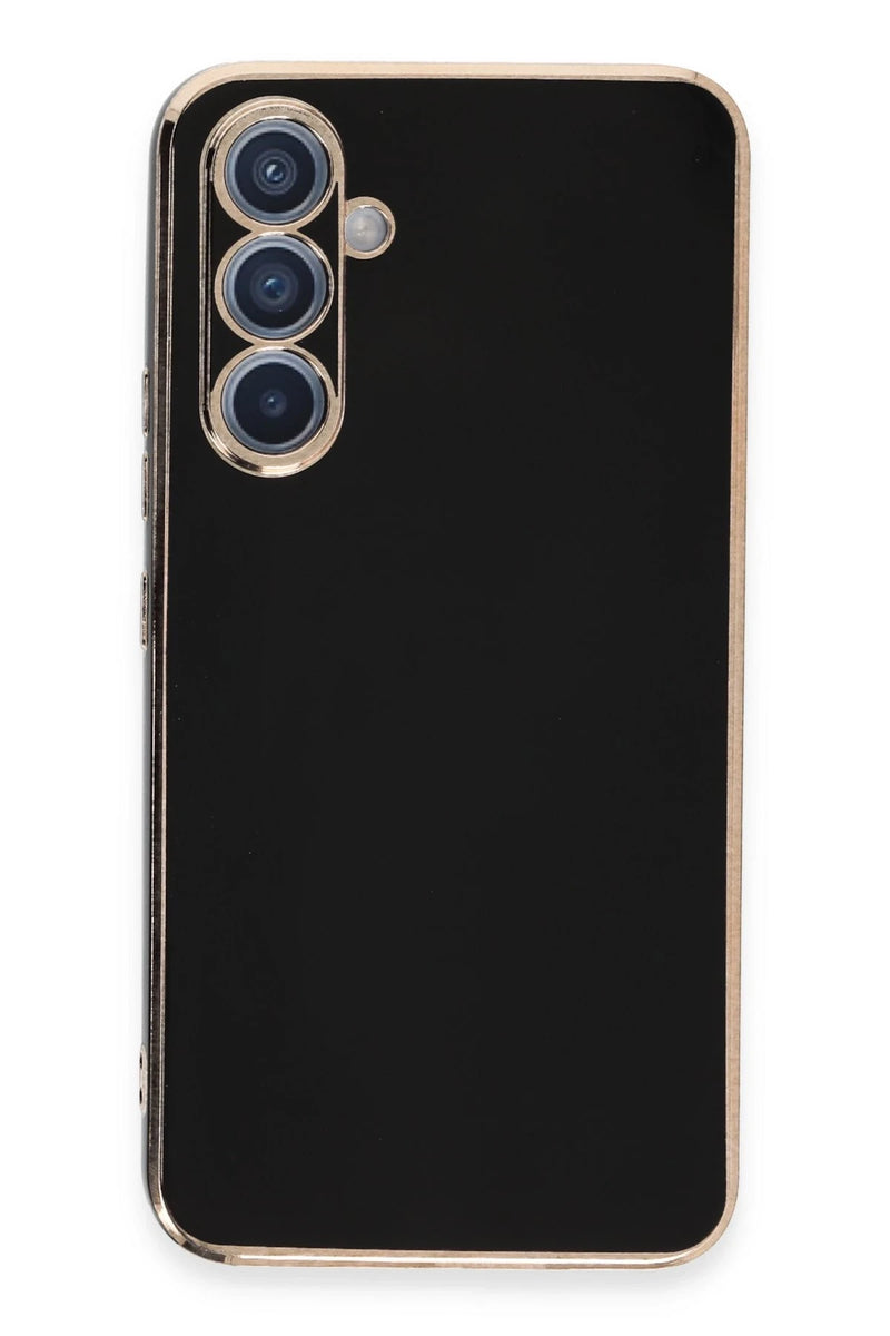 Newface Samsung Galaxy A54 5G Kılıf Volet Silikon - Siyah