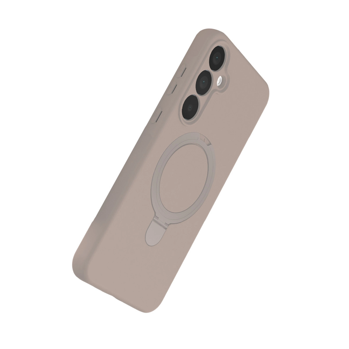 Samsung Galaxy A55 5g Regal Magsafe Standlı Kapak - Çöl Titanyum