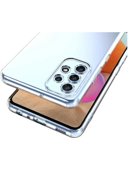 Newface Samsung Galaxy A73 5G Kılıf Lüx Şeffaf Silikon