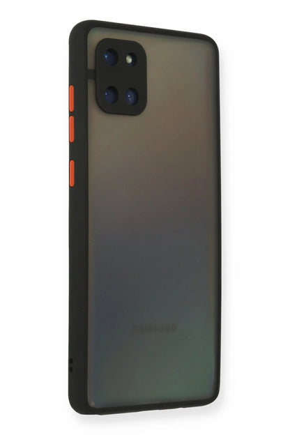 Newface Samsung Galaxy A81 / Note 10 Lite Kılıf Montreal Silikon Kapak - Siyah