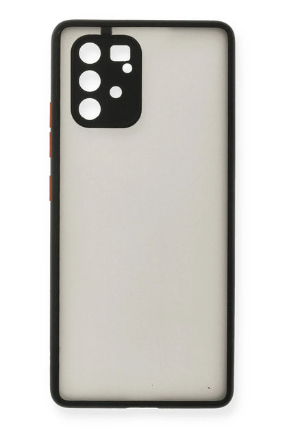Newface Samsung Galaxy A91 / S10 Lite Kılıf Montreal Silikon Kapak - Siyah
