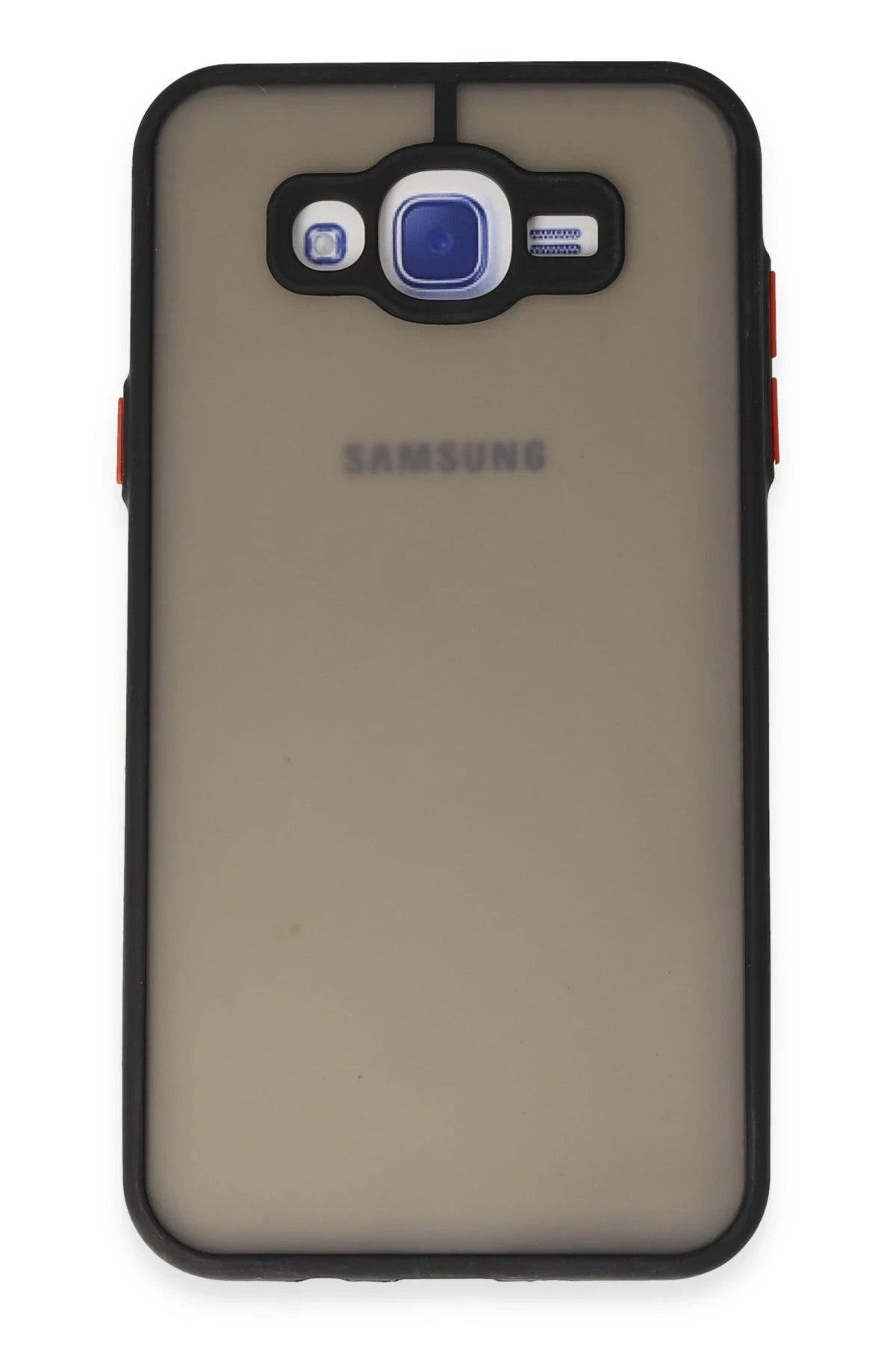 Newface Samsung Galaxy J7 Kılıf Montreal Silikon Kapak - Siyah
