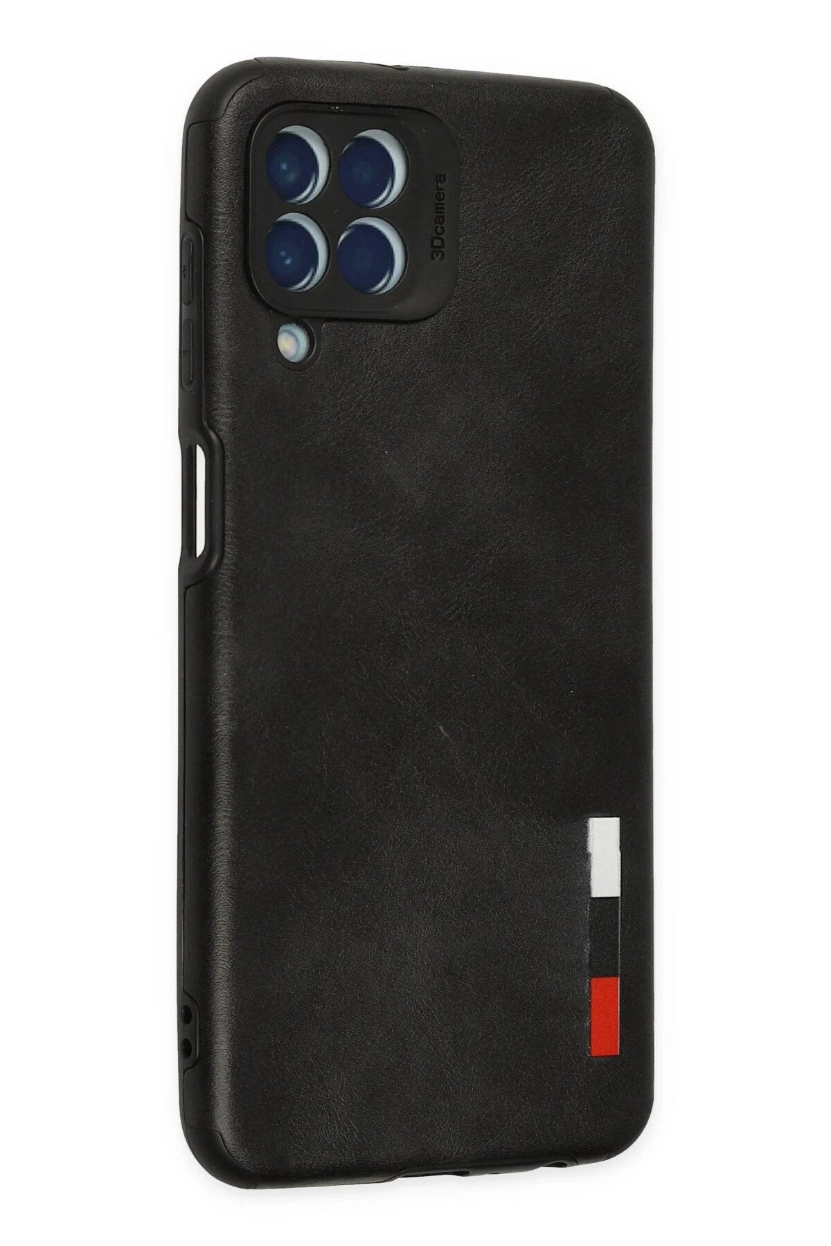 Newface Samsung Galaxy M33 Kılıf Loop Deri Silikon - Siyah