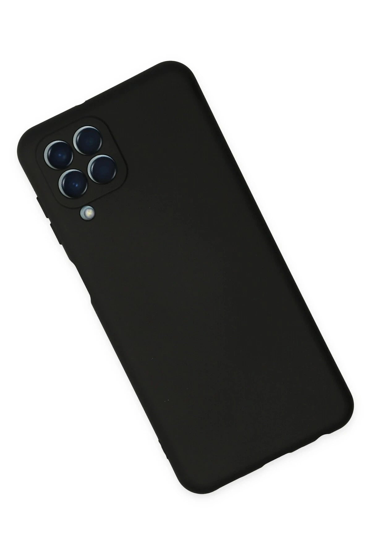 Newface Samsung Galaxy M33 Kılıf Nano içi Kadife Silikon - Siyah