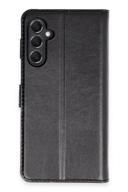Newface Samsung Galaxy M34 5G Kılıf Trend S Plus Kapaklı Kılıf - Siyah