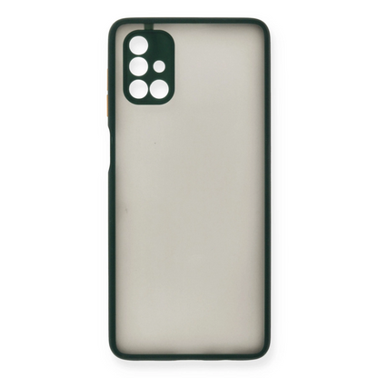 Newface Samsung Galaxy M51 Kılıf Montreal Silikon Kapak - Yeşil