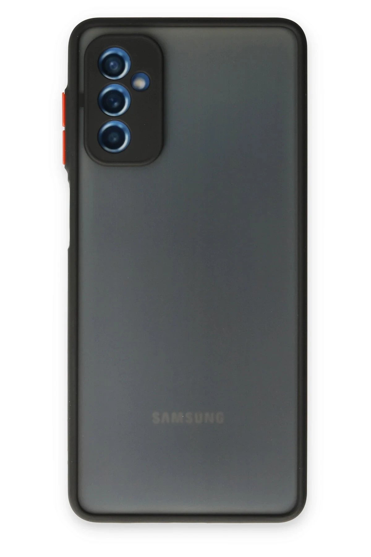Newface Samsung Galaxy M52 5G Kılıf Montreal Silikon Kapak - Siyah