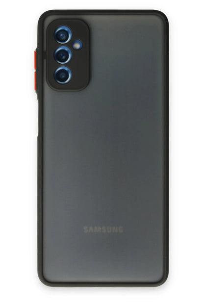 Newface Samsung Galaxy M52 5G Kılıf Montreal Silikon Kapak - Siyah