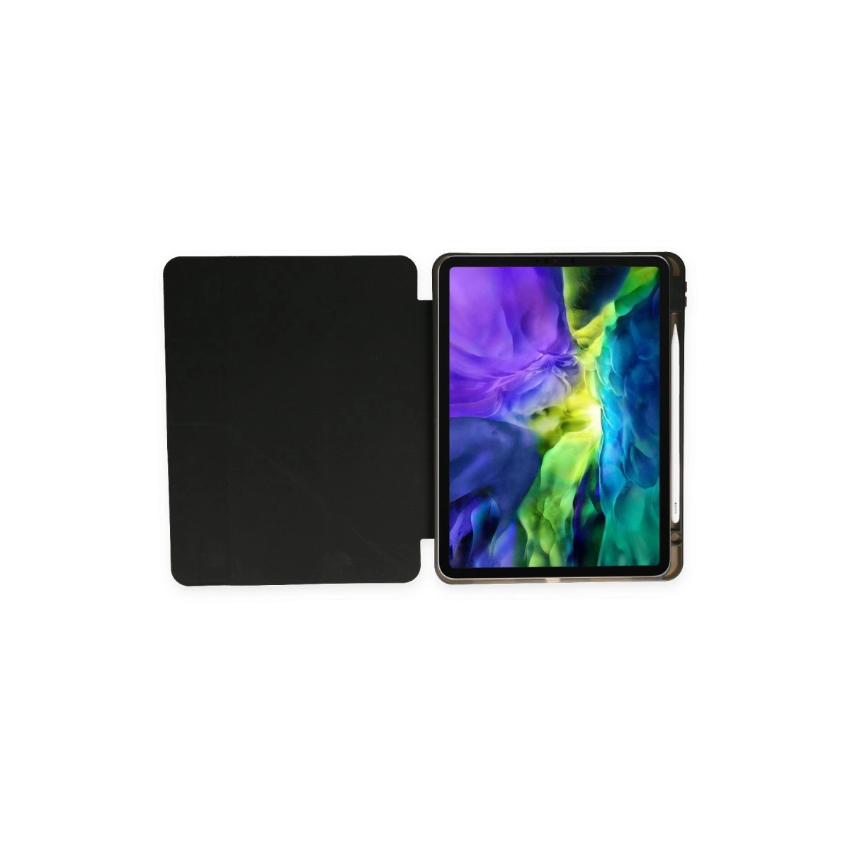 Samsung Galaxy P610 Tab S6 Lite 10.4 Kılıf Kalemlikli Mars Tablet Kılıfı - Siyah