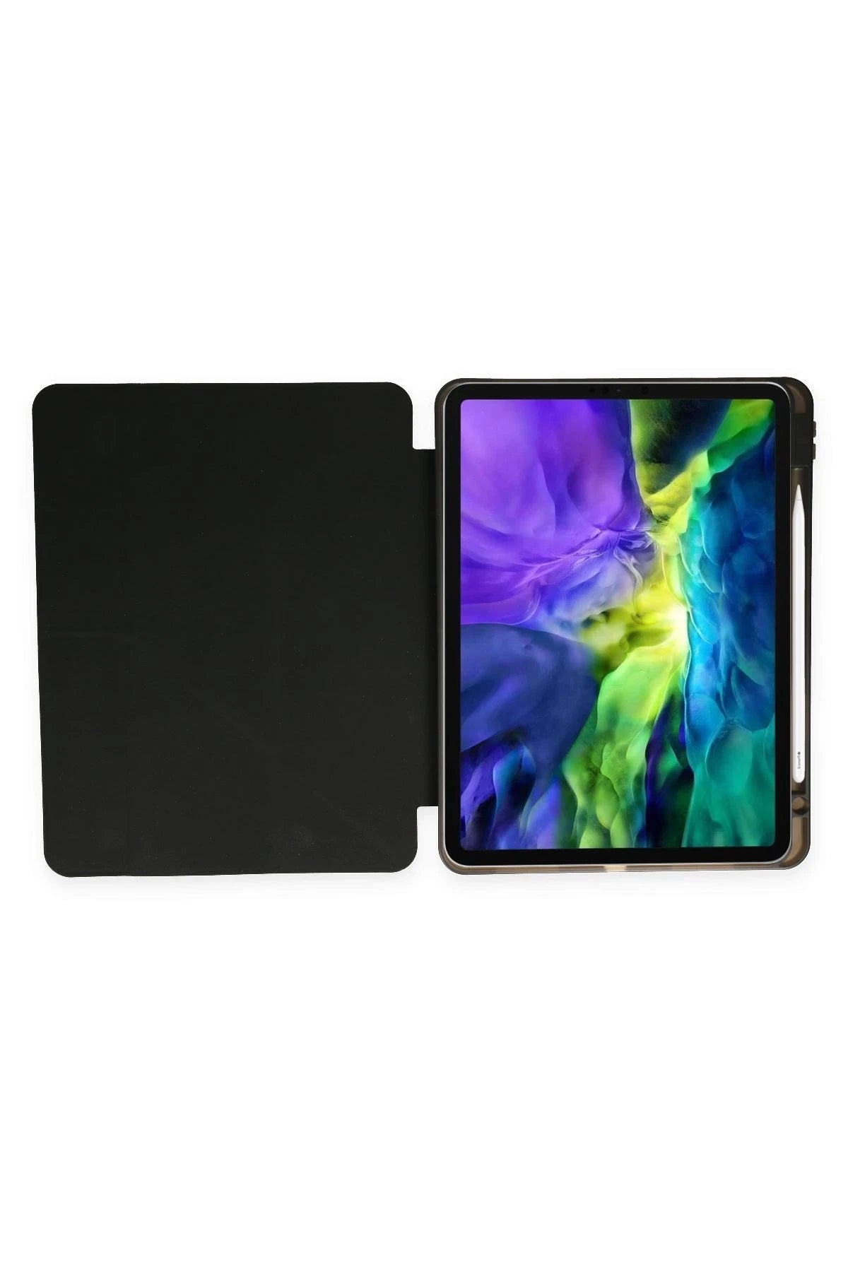 Newface Samsung Galaxy P610 Tab S6 Lite 10.4 Kılıf Kalemlikli Mars Tablet Kılıfı - Siyah