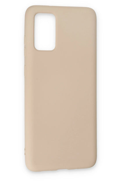 Newface Samsung Galaxy S20 Kılıf Nano içi Kadife Silikon - Pudra