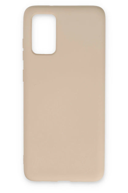 Newface Samsung Galaxy S20 Kılıf Nano içi Kadife Silikon - Pudra