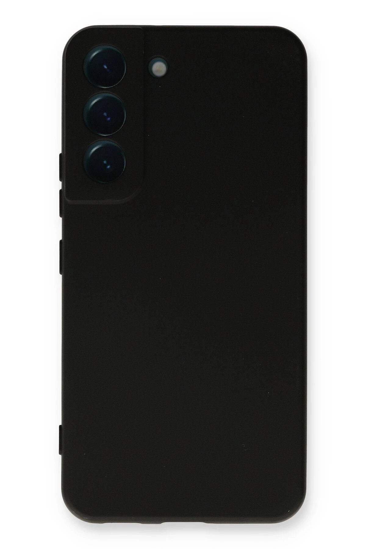 Newface Samsung Galaxy S22 Plus Kılıf Nano içi Kadife Silikon - Siyah