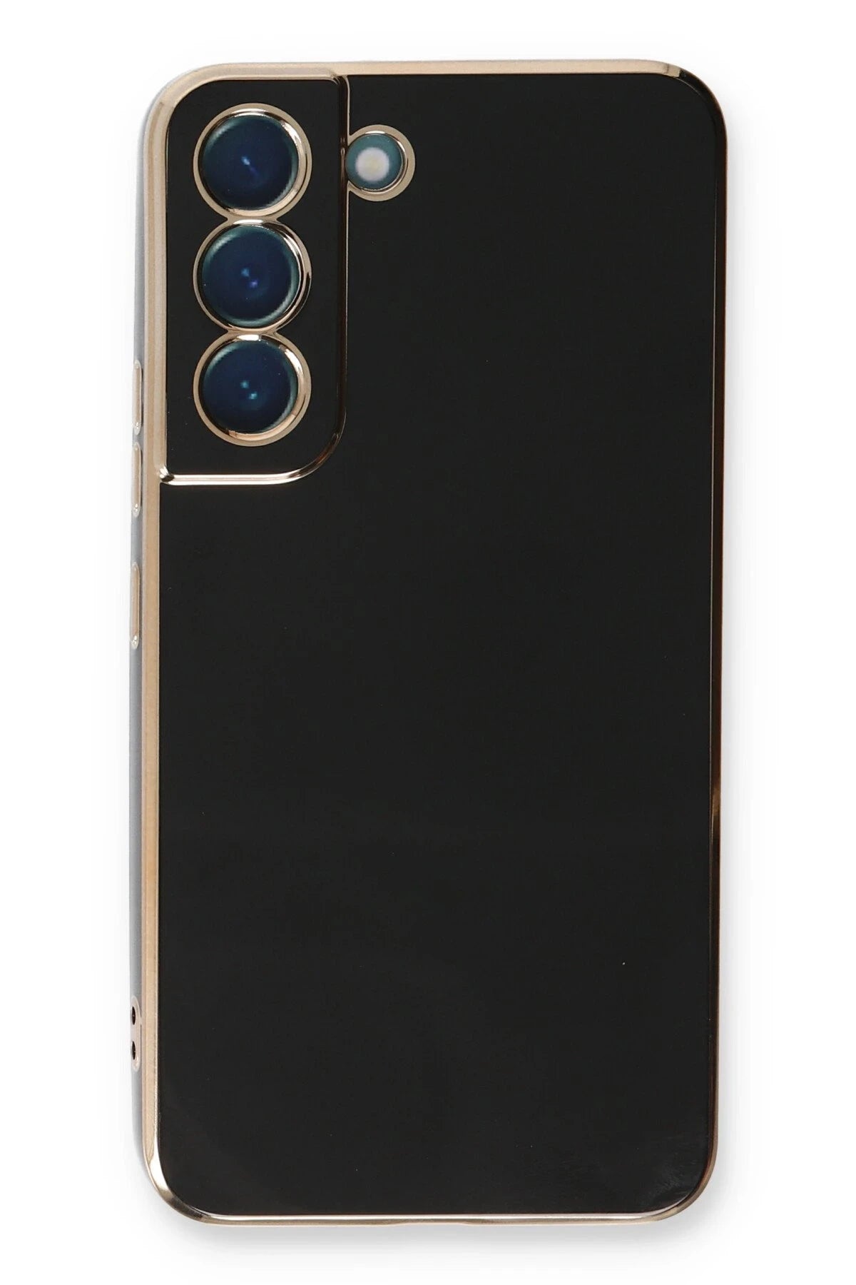Newface Samsung Galaxy S22 Plus Kılıf Volet Silikon - Siyah