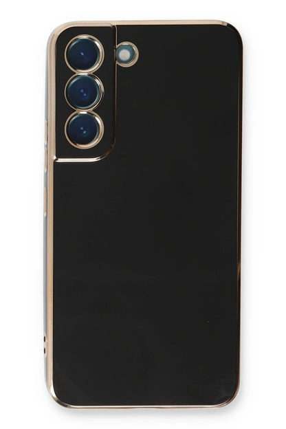 Newface Samsung Galaxy S22 Plus Kılıf Volet Silikon - Siyah