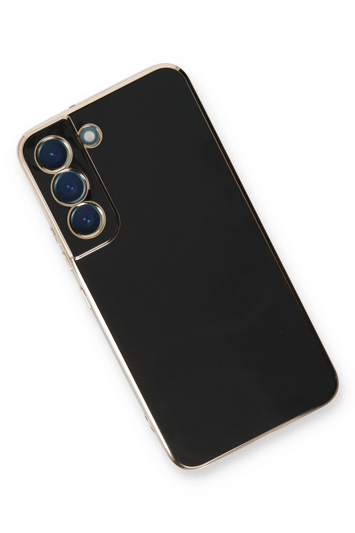 Newface Samsung Galaxy S22 Plus Kılıf Volet Silikon - Siyah