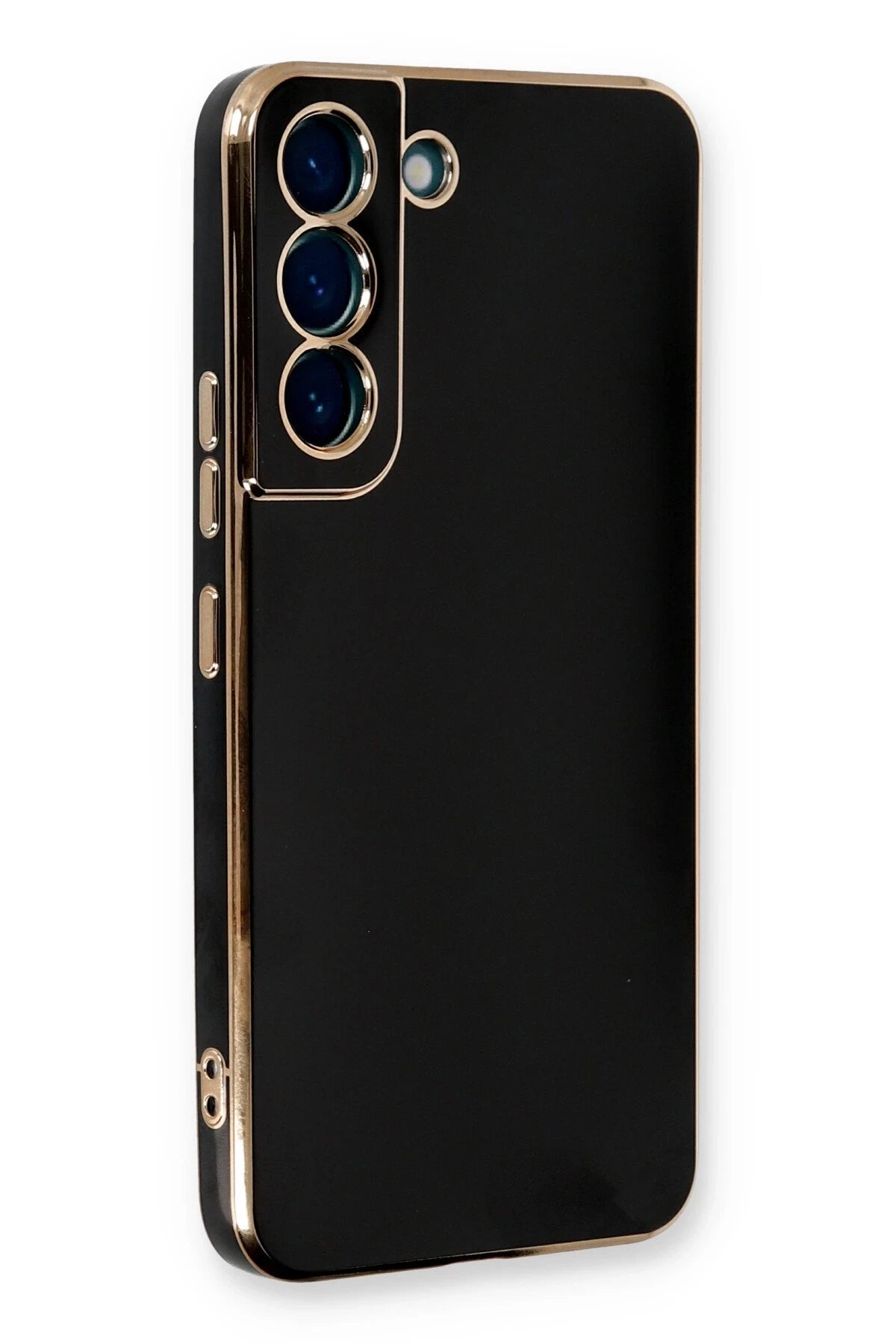 Newface Samsung Galaxy S22 Plus Kılıf Volet Silikon - Siyah