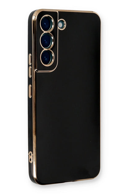 Newface Samsung Galaxy S22 Plus Kılıf Volet Silikon - Siyah